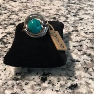 Uno de 50 turquoise ring